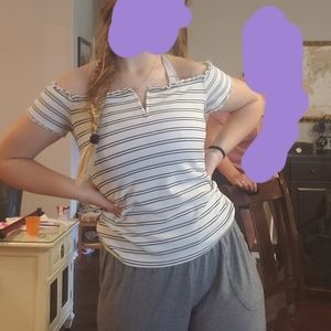 aeropostale off the shoulder top